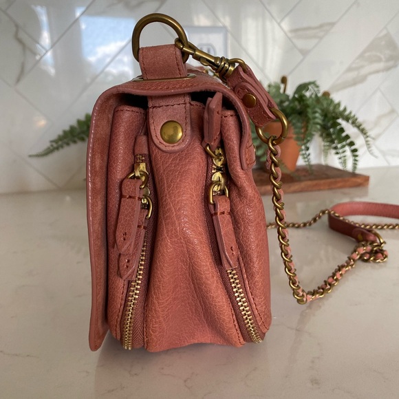 Jerome Dreyfuss Rose Leather Crossbody Bag - Picture 2 of 15